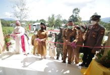 Bupati Landak Resmikan Susteran Dan Asrama SMFA