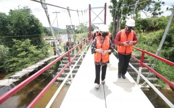Resmikan 4 Jembatan, Bupati Landak: Tolong Dijaga dan Dirawat