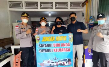 Kasus Covid-19 Masih Terus Terjadi, Sat Bimas Polres Bengkayang Himbau Warga Tunda Mudik