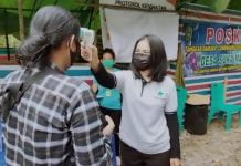 Satgas Covid-19 Desa Perketat Keluar Masuk Orang di Jalan Bukit Vandering