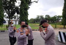Gelar Halal Bihalal, Kapolres Landak : Kita Laksanakan Tanpa Bersalaman dan Tetap Menjaga Jarak