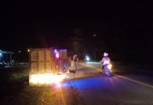 Dump Truck Vs Sepeda Motor di Sekadau Sopir Truck Pingsan Tak Sadarkan Diri