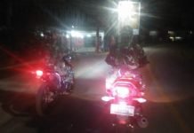 Amankan Pelaksanaan Adat Balala, Koramil Ngabang Gelar Patroli Malam