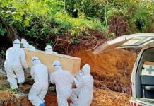 Warga Jelimpo Dimakamkan Dengan Protokol Covid-19