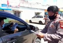 Jelang Arus Balik Penjagaan Pos Penyekatan di Semuntai Kembali Diperketat