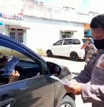 Jelang Arus Balik Penjagaan Pos Penyekatan di Semuntai Kembali Diperketat