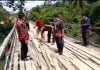 Akses Jembatan Menuju Desa Engkode Rusak, Warga Minta Perhatian Pemerintah