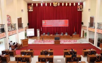 Bupati Landak Sampaikan Pidato Pengantar Raperda Petanggungjawaban Pelaksanaan APBD Tahun 2020