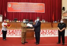 Fraksi DPRD Tanggapi LPJ APBD Pemkab Landak Tahun Anggaran 2020
