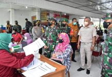 Bupati Martin Rantan Dampingi Pangdam XII/Tpr Tinjau Penangan Covid-19 di Ketapang