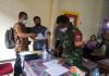 Dinkes Landak Gandeng Koramil 1201-09/Sengah Temila Tracer Covid-19