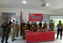 Percepatan Penanggulangan Covid-19, Babinsa Koramil Sengah temila Ikuti Pelatihan Tracer