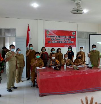 Percepatan Penanggulangan Covid-19, Babinsa Koramil Sengah temila Ikuti Pelatihan Tracer