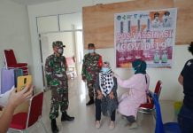 Purnawirawan TNI dan Warakawuri Jalani Vaksinasi Dosis Petama