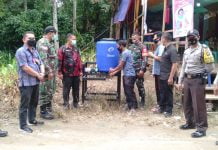 Pastikan Prokes Diterapkan, Koramil Air Besar Pantau Resepsi Pernikahan