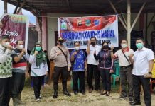Tenaga Pendidik, Pelayan Publik, dan Pedagang Jalani Vaksinasi di Puskesmas Kuala Behe