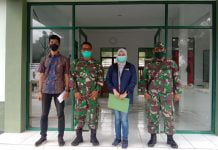 Denzibang 1/Stg Terima Kunjungan Dari BP2P Kalimantan 1