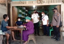 Satgas Covid-19 Sengah Temila Lakukan Sweeping Random Cek