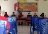 Bahas Fungsi Posko PPKM, Babinsa Koramil 1201-09/Sengah Temila Bersama Kades Banying Gelar Rapat Bersama