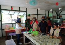 Denzibang 2/Palangkaraya Kembali Bagikan Masker Kepada Warga