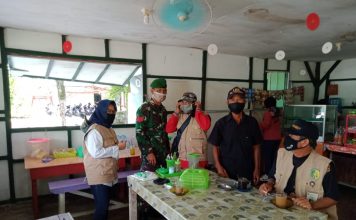 Denzibang 2/Palangkaraya Kembali Bagikan Masker Kepada Warga