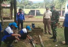 Pastikan Kebutuhan Air Tetap Terpenuhi Zidam XII/Tpr dan PDAM Cek Saluran Pipa Air