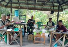 Denzibang 1/Stg Tingkatkan Silahturahmi Bersama Masyarakat