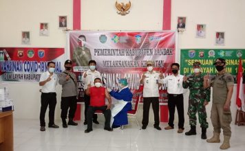 Vaksinasi Covid-19 Massal di Sengah Temila Diikuti 600 Warga