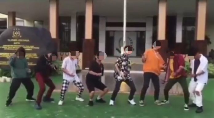 Vidio Joget Tak Senonoh di Depan Kantor Kejari Ketapang Viral Delapan Remaja Diperiksa