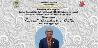 Kabar Duka, Wakil Ketua II DPRD Landak Meninggal Dunia
