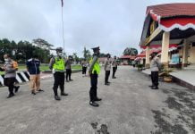 Kasus Covid-19 Meningkat, Kapolres Landak Intruksikan Personil Maksimalkan PPKM Mikro