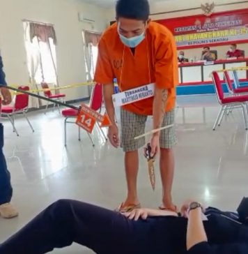 Rekontruksi Kasus Percobaan Pembunuhan di Sekadau, Tersangka Peragakan 30 Adegan