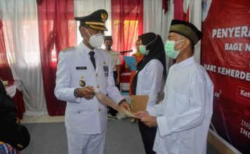 Wabup Farhan Serahkan Remisi Secara Simbolis Kepada Warga Binaan di Lapas Kelas IIB Ketapang