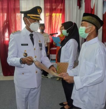 Wabup Farhan Serahkan Remisi Secara Simbolis Kepada Warga Binaan di Lapas Kelas IIB Ketapang