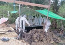 Sinergitas TNI dan Polisi Bantu Pemakaman Jenazah Terkonfirmasi Covid-19