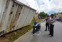 Kronologi Kecelakaan Yang Tewaskan Ibu dan Anak di Desa Semade