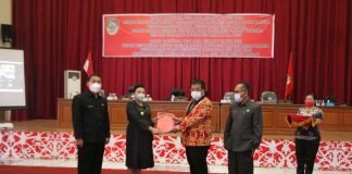 Bupati Landak Sampaikan Rancangan Perubahan APBD 2021