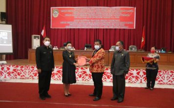 Bupati Landak Sampaikan Rancangan Perubahan APBD 2021