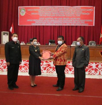 Bupati Landak Sampaikan Rancangan Perubahan APBD 2021