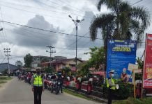 Lalulintas Kendaraan di Ngabang Dihentikan 3 Menit Saat Detik-Detik Proklamasi