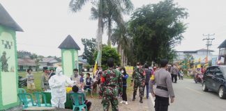 Tak Patuhi Prokes Sejumlah Warga Terjaring Operasi Yustisi Langsung Diswab