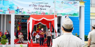 Wabup Landak Jadi Inspektur Upacara Pada Peringatan Hari Agraria dan Tata Ruang