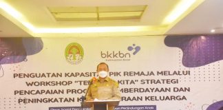 Sekda Ketapang Buka Kegiatan Penguatan Kapasitas PIK Remaja Melalui Workshop