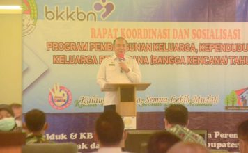 Sekda Ketapang Buka Rakoor dan Sosialisasi Program Bangga Kencana