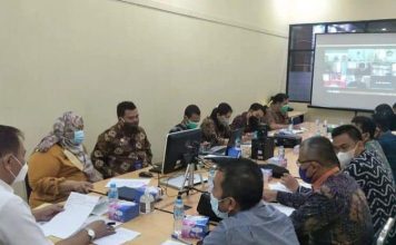 Bapemperda DPRD Landak Bersama Kanwil Kemenkumham Kalbar Gelar Rapat Bahas Raperda Peradilan Adat Dayak