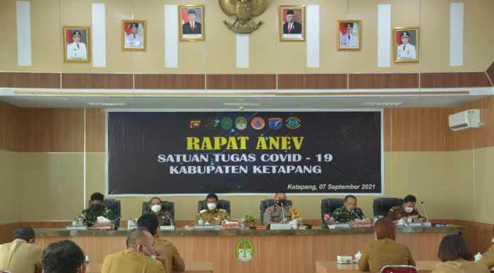 Pemkab Ketapang Gelar Rapar Analisis dan Evaluasi Satgas Covid-19