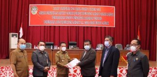 Bupati Landak Sampaikan Raperda Perubahan APBD Tahun Anggaran 2021