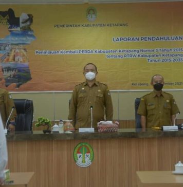 Sekda Ketapang Pimpin Rapat Peninjauan Perda Nomor 3 Tahun 2015 Tentang RTRW