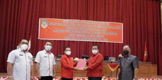 Jawab Bupati Atas Pandangan Umum Fraksi DPRD Landak Terhadap Raperda Perubahan APBD Tahun 2021