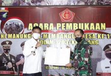 Wabup Ketapang Resmi Buka TMMD Reguler ke-112 Tahun 2021